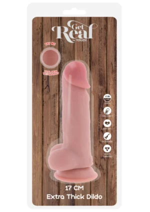 Deluxe Dual Density Thick Dildo 17cm
