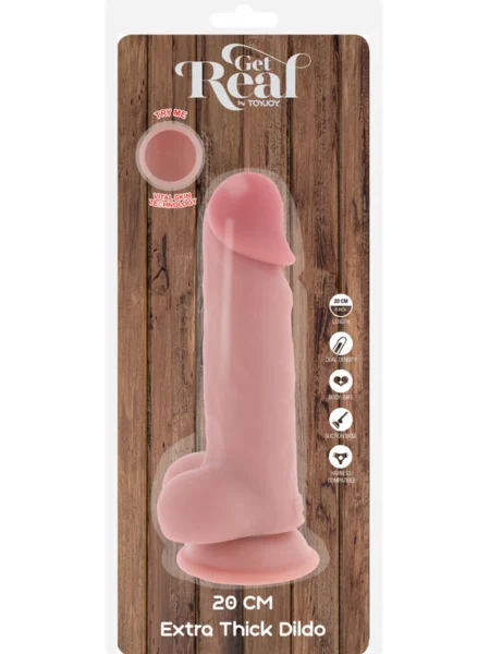 Deluxe Dual Density Thick Dildo 20cm