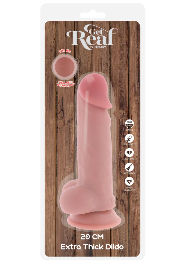 Deluxe Dual Density Thick Dildo 20cm