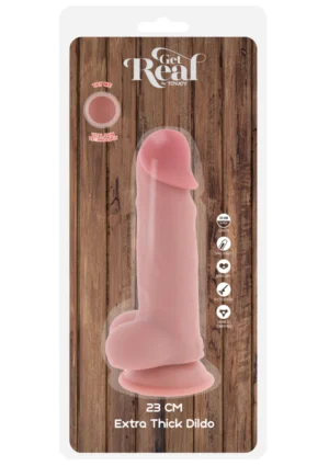 Deluxe Dual Density Thick Dildo 23cm