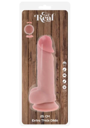 Deluxe Dual Density Thick Dildo 25cm