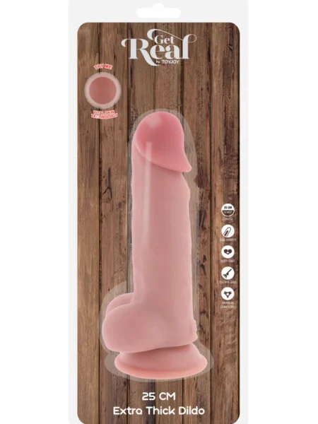 Deluxe Dual Density Thick Dildo 25cm