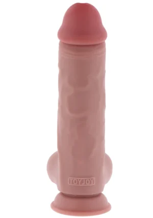 Deluxe Dual Density Thick Dildo 25cm - Afbeelding 2