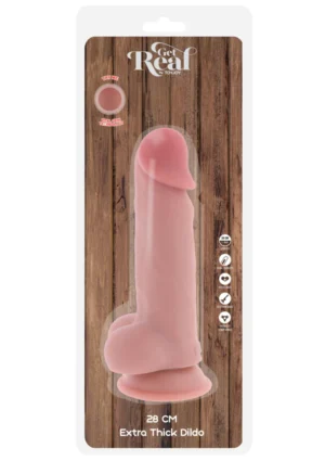 Deluxe Dual Density Thick Dildo 28cm
