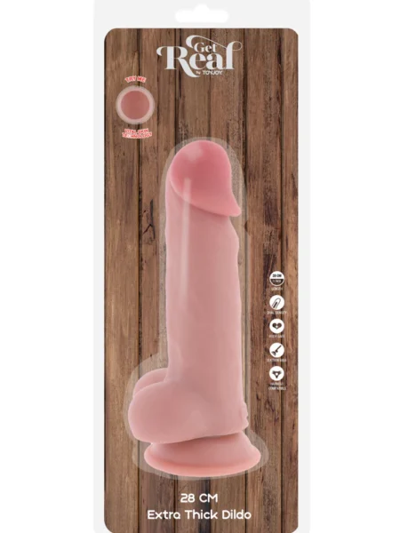 Deluxe Dual Density Thick Dildo 28cm
