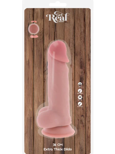 Deluxe Dual Density Thick Dildo 31cm