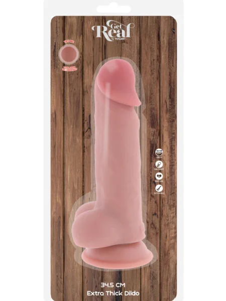 Deluxe Dual Density Thick Dildo 34,5cm