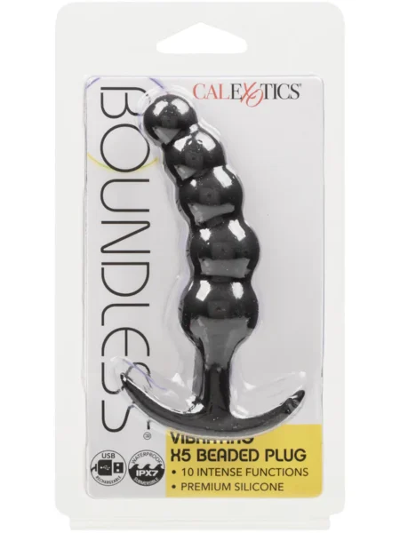 Vibrating X5 Beaded Plug