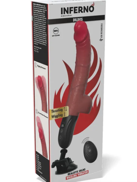 Realistic Thrusting And Wiggling Vibrator