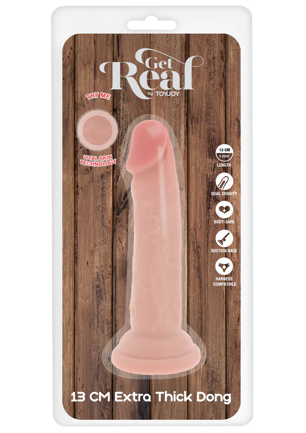 Deluxe Dual Density Thick Dong TPE 13cm