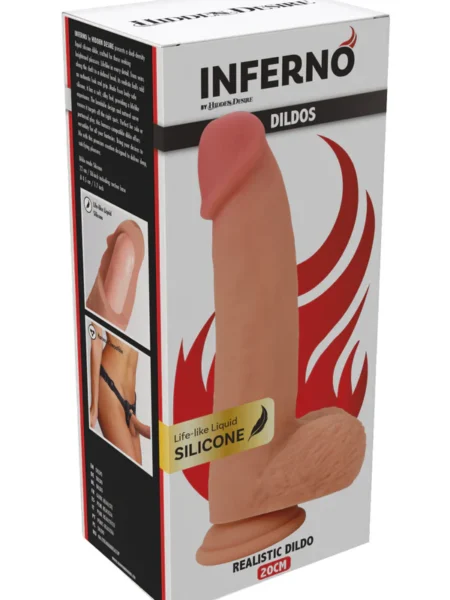 Realistic Dildo Liquid Silicone 20cm