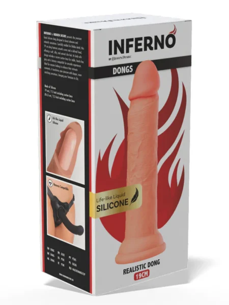 Realistic Dong Liquid Silicone 19cm