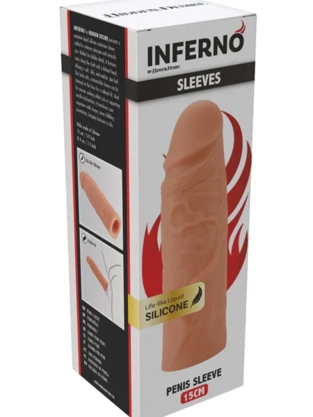 Penis Sleeve Liquid Silicone 15cm