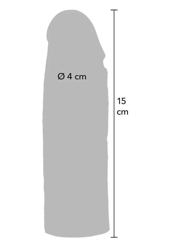 Penis Sleeve Liquid Silicone 15cm - Afbeelding 2