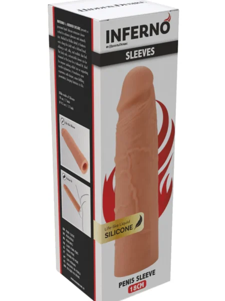 Penis Sleeve Liquid Silicone 18cm