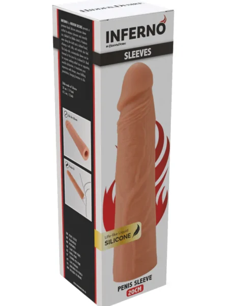 Penis Sleeve Liquid Silicone 20cm