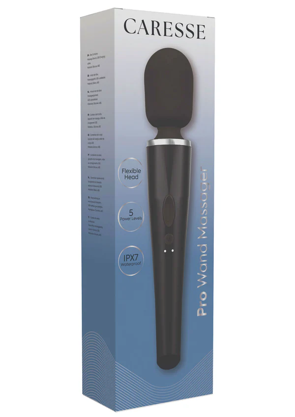 Caresse Pro Wand Massager Black
