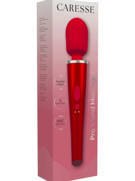 Caresse Pro Wand Massager Red