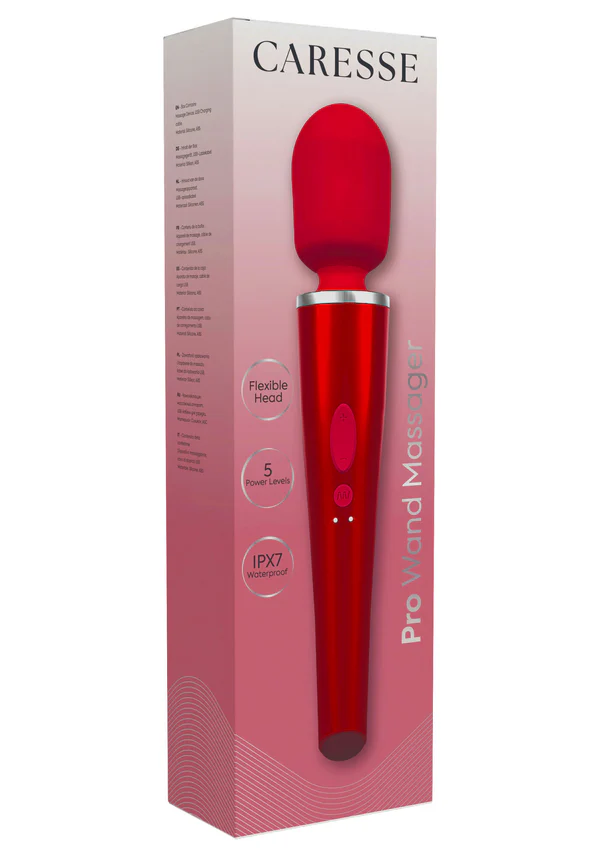 Caresse Pro Wand Massager Red