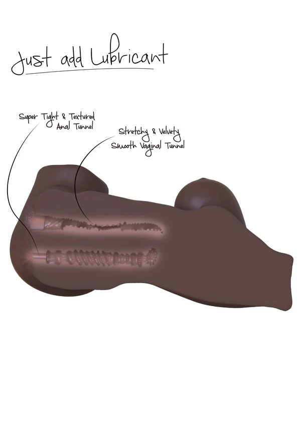 Ebony Fuck Goddess Masturbator 2,5kg - Afbeelding 2