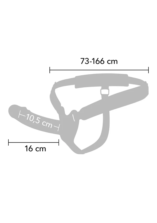 Hollow Penis Strapon 16cm - Afbeelding 2