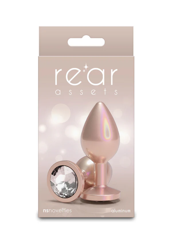 Iridescent Plug Medium Rose Gold