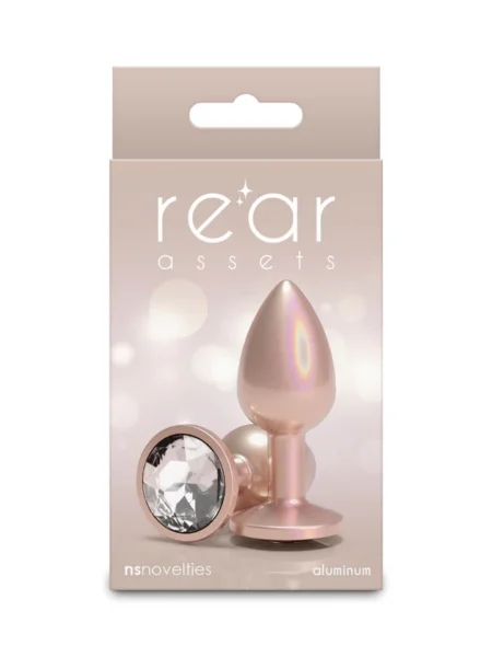 Iridescent Plug Small Rose Gold