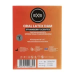 EXS Oral Dam Strawberry 1 Piece