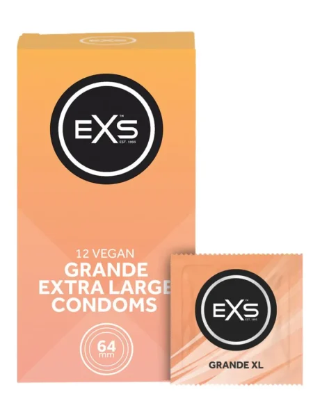 EXS Grande Extra Large Condoms 64mm