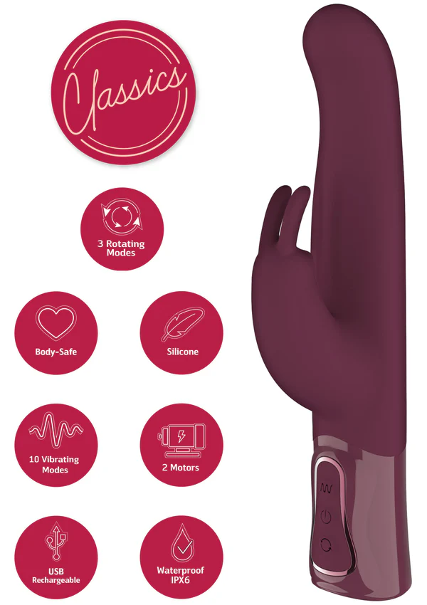 Rotating & Vibrating Thick Rabbit Vibrator - Afbeelding 3