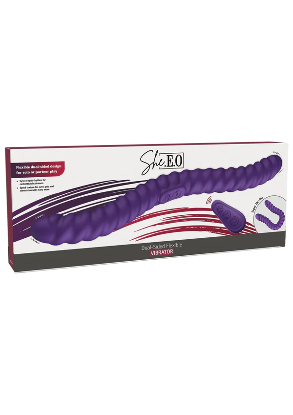 Dual Sided Flexible Vibrator