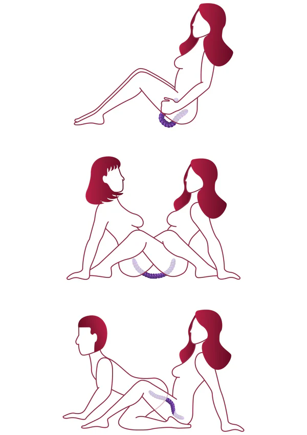 Dual Sided Flexible Vibrator - Afbeelding 4